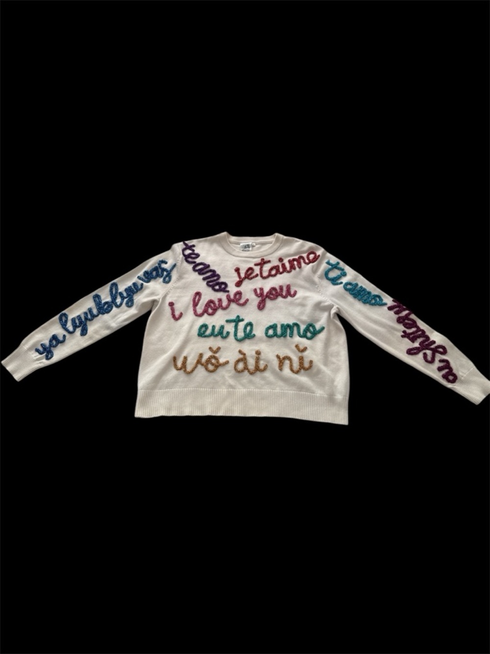 QUEEN OF SPARKLES ‘I LOVE YOU’ Sweater